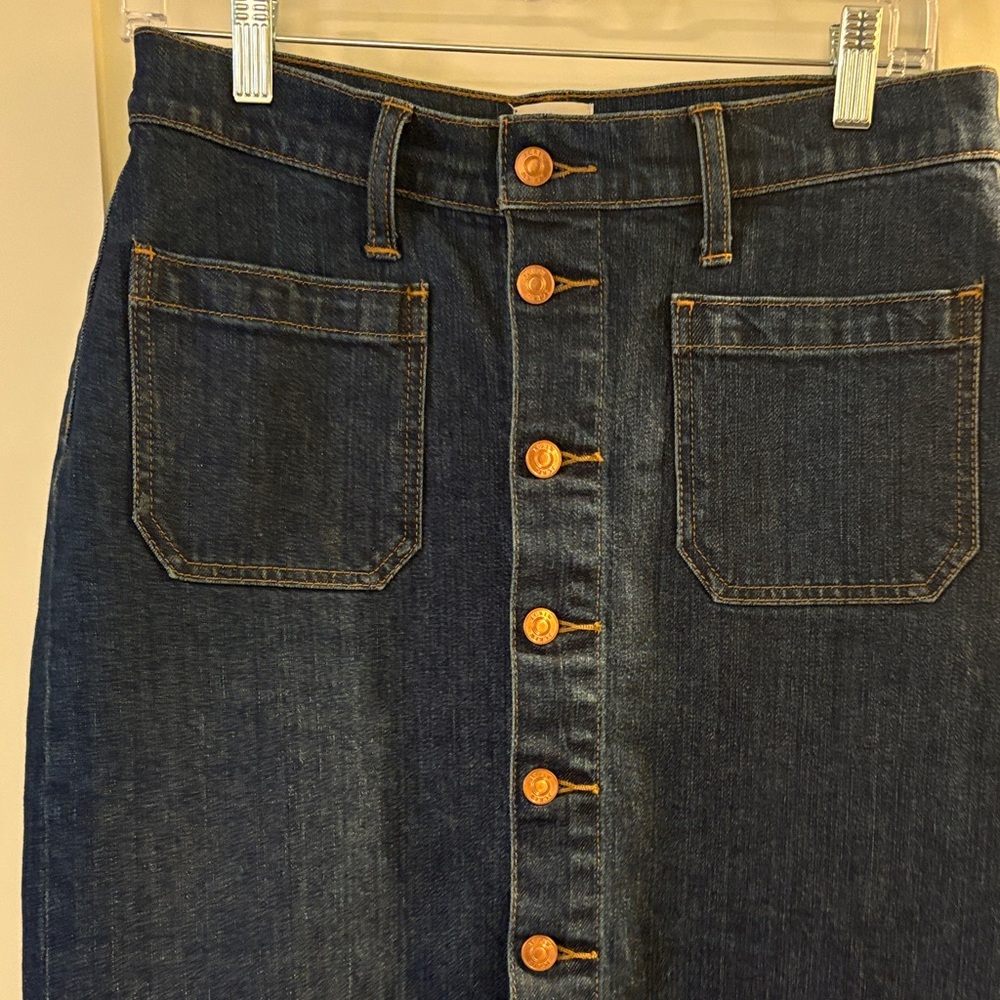 J. Crew Indigo Denim Skirt - Picture 3 of 4
